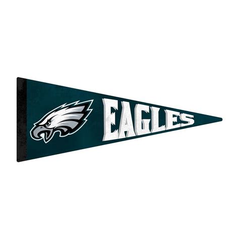 695-1037 Philadelphia Eagles 30" Wood Pennant