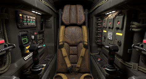 3D Mech Cockpit Model - TurboSquid 1310446