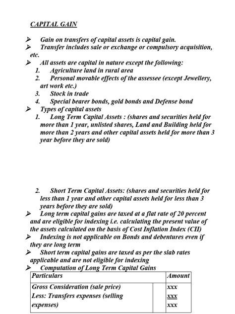 9. Capital Gains | PDF | Capital Gain | Capital Gains Tax