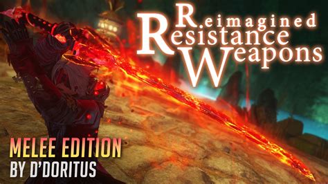 Sam Resistance Weapon Fx Reimagined Blades Fealty Xiv Mod Archive