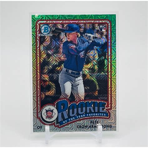 Pete Crow Armstrong Bowman Chrome Mega Mojo Rookie Of The Year