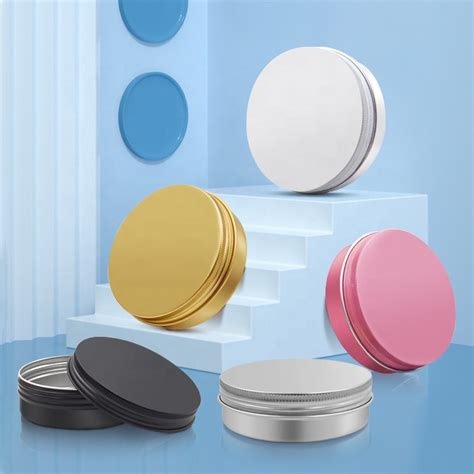 High Quality Custom Label Printing Cosmetic Packaging Lip Balm Tins