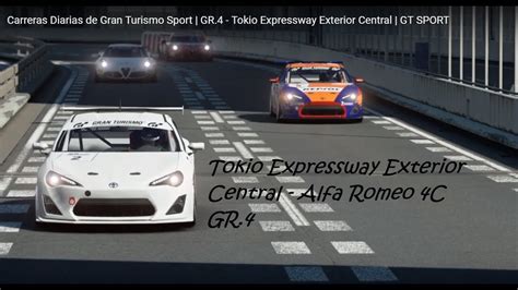 Carreras Diarias De Gran Turismo Sport GR 4 Tokio Expressway