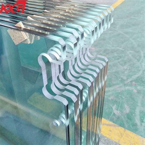 4mm 22mm Different Thickness Clear Tempered Glass Super Clear Low