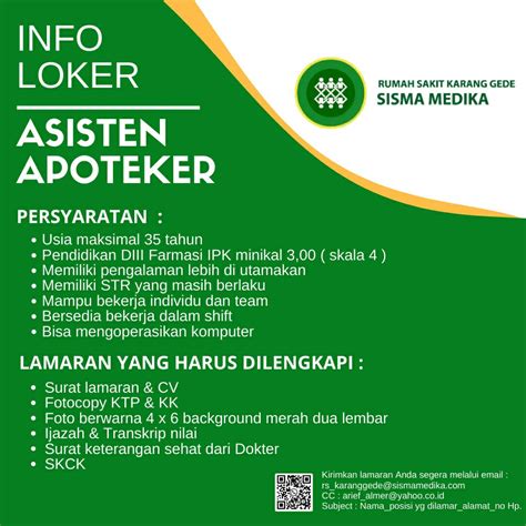 Loker Apoteker Jakarta Homecare