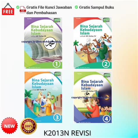 Jual Buku Bina Sejarah Kebudayaan Islam Mi Kelas Jl