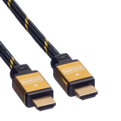 ROLINE GOLD HDMI High Speed Kabel mit Ethernet Retail Blister 2 m ᐅ