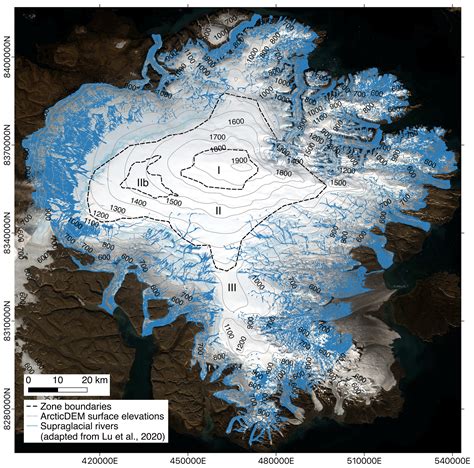 Tc Spatial Characterization Of Near Surface Structure And Meltwater