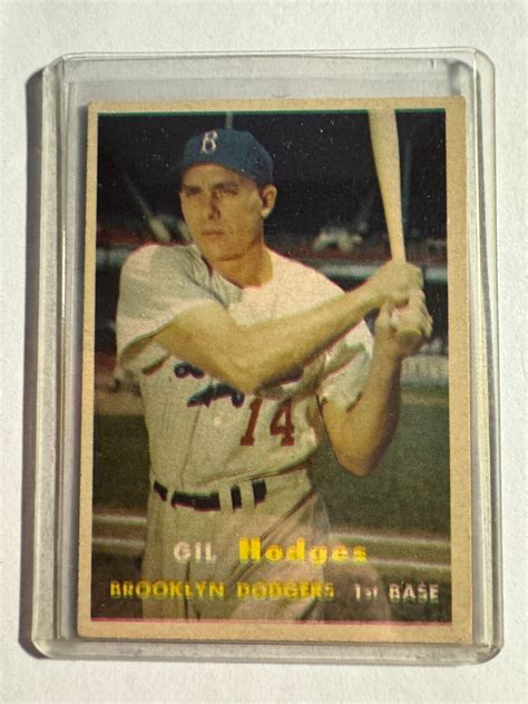 K Topps Gil Hodges Ebay