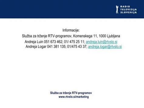 Informacije Slu Ba Za T