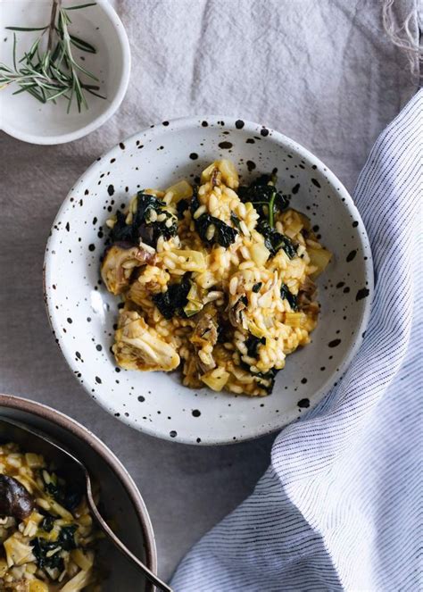 Autumn Mushroom Risotto With Leeks And Fennel Vegukate Stuffed