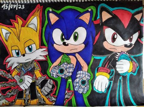 Nine Sonic Y Shadow By Anasjifjdjf On Deviantart