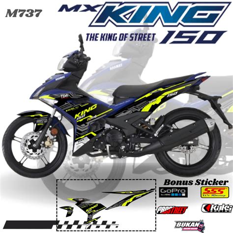 Jual Sticker Striping Lis Motor Yamaha Mx King 150 Tahun 2015 2016 2017