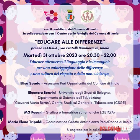 Educare Alle Differenze Segnalazione A Bologna