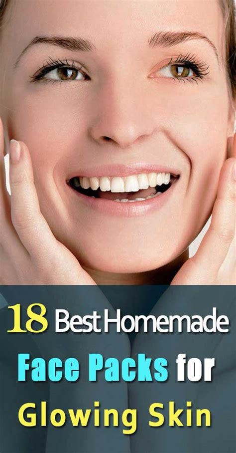 16 Best Homemade Face Packs For Glowing Skin No Side Effects Bishw