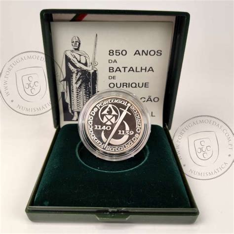 PROOF CM AG R 142 03 A5 Proof 250 Escudos 1989 Batalha De Ourique E