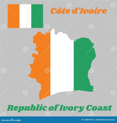 Orange White And Green Flag