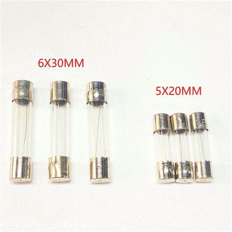 Fast Blow Glass Fuses With Box 5X20 6X30MM Fast Glass Fuse Kit 360PCS