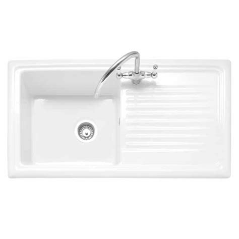 Wiltshire 100 Inset Ceramic Sink With Drainer Caple