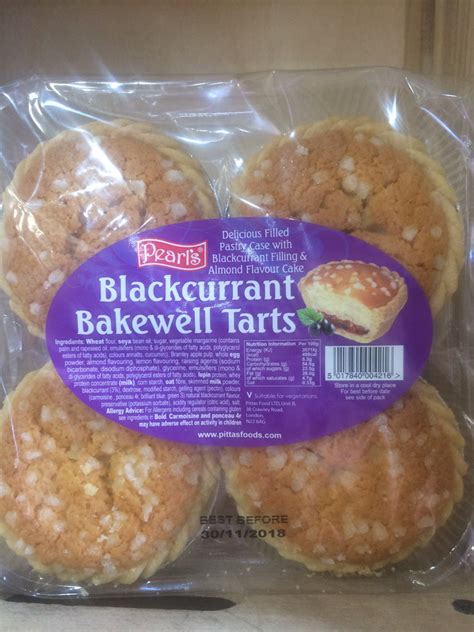 Pearls Blackcurrant Bakewell Tarts 4 And Low Price Foods Ltd