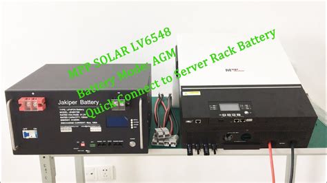 Mpp Solar Lv6548 Connect As Agm Battery Mode Quick Setup With Any