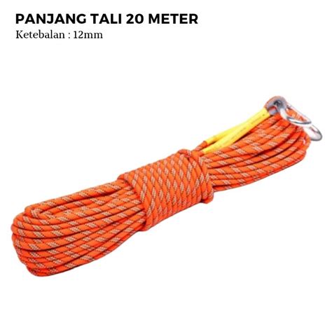 Jual Tali Paracord Panjat Tebing Climbing Rope Mm M With Steel