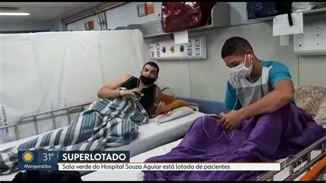 Pacientes Aguardam Por Cirurgia Em Sala Superlotada Do Hospital Souza Aguiar No Centro Do Rio