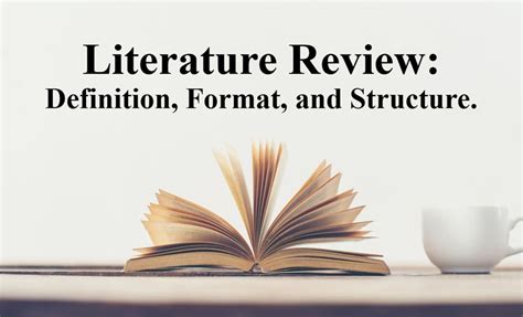 How To Write A Literature Review Format Example And More Wr1ter