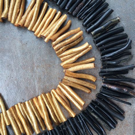 ЧЕРНОЕ ЗОЛОТО, палочки, золотой и черный коралл RS232 – купить на ...