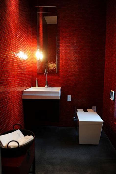 39 red bathroom tile ideas and pictures 2022