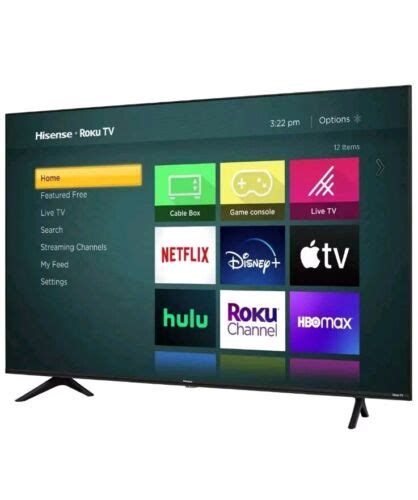 New Hisense Class K Uhd Led Lcd Roku Smart Black Tv Hdr R Series