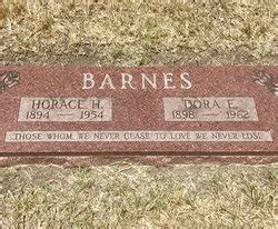 Horace Hubert Barnes 1894 1954 Mémorial Find a Grave