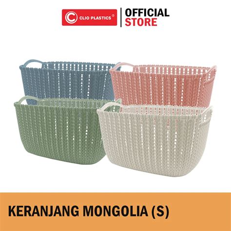 Jual Clio Keranjang Mongolia S Plastik Keranjang Estetik Serbaguna