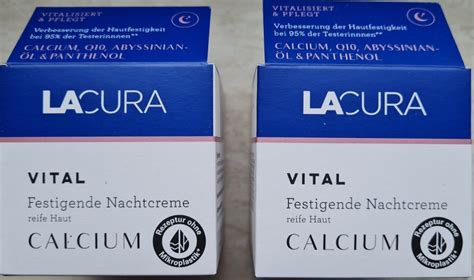 X Lacura Vital Festigende Nachtcreme Calcium F R Reife Haut Mindert