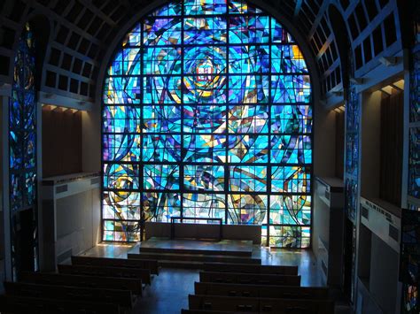 Free Images Architecture Blue Chapel Material Stained Glass Interior Design Symmetry