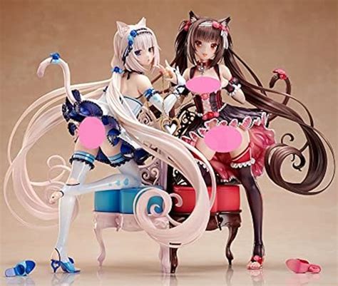 PEPPITHREADS Ecchi Figure Chocola VanillaNEKOPARA Lori Cat Ear Maid Hentai Figure