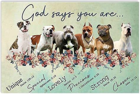 TUNIU Wooden Puzzle For Adults Jigsaw Puzzle Pitbull God Say You Are