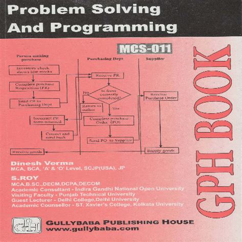 MCS 11 Problem Solving And Programming