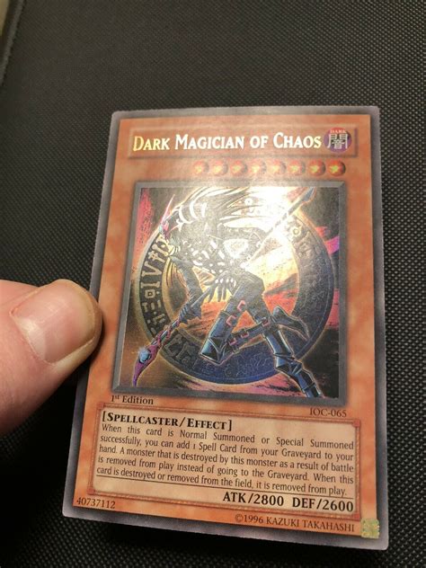 Mavin Dark Magician Of Chaos St Edition Ioc Ultra Rare Vintage