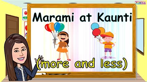 MARAMI AT KAUNTI (MORE AND LESS) - YouTube