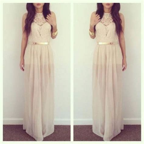 NEW LOOK Maxi Sukienka Nude Grecian Wesele 42 BCM 4399475356 Oficjalne Archiwum Allegro