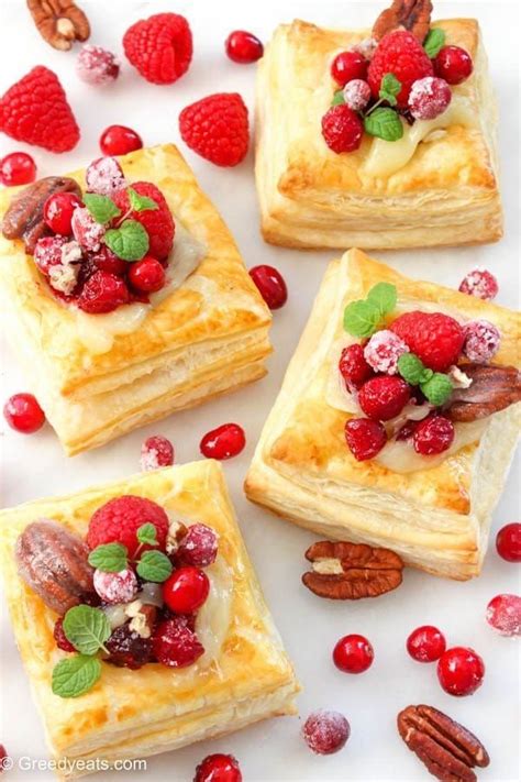 Melty Brie Tangy Sweet Sauce And Buttery Pastry Come Together In This Cranberry Brie Puff