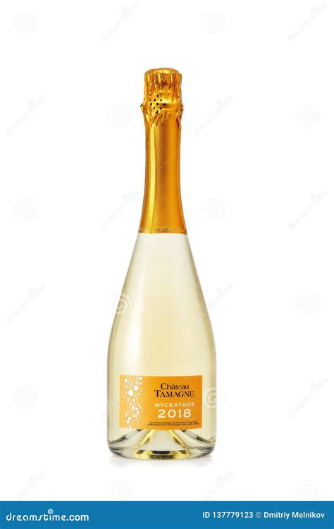 St.Petersburg, Russia - November 2018 - Chateau Tamagne Sparkling Wine ...