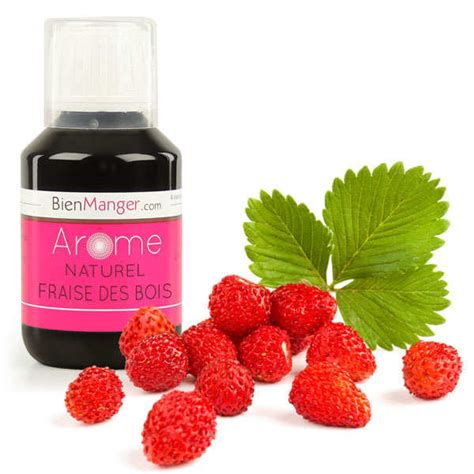 Arôme alimentaire de fraise des bois BienManger aromes colorants