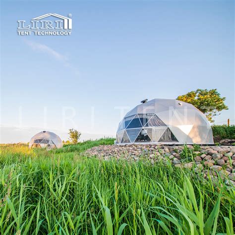 8m Outdoor Luxury PVC Hotel Igloo Geodesic Dome Glamping Tents