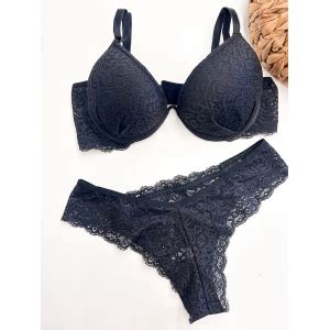 Conjunto De Bojo Aro Inteiro Preto Conhe A A Treacy Lingerie Uma