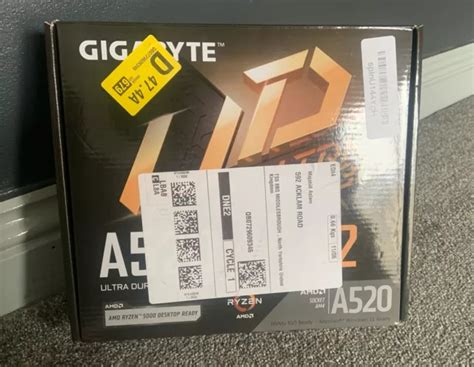 GIGABYTE A520M K V2 Motherboard, AMD Socket AM4, Micro ATX, DDR4, BOX ...