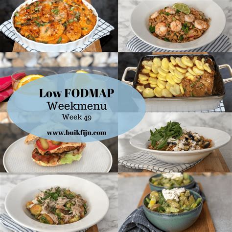 Low Fodmap Weekmenu Week 5 Buikfijn Recepten