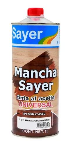 Tinta Al Aceite Sayer Para Madera Caoba Clásico 1 L Envío gratis