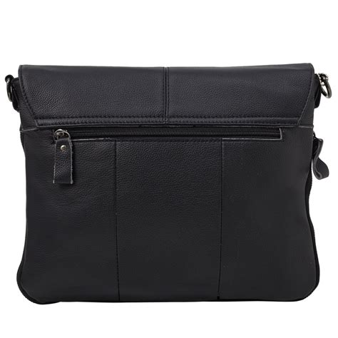 Мужская кожаная горизонтальная сумка Buffalo Bags черная - купить Сумки ...